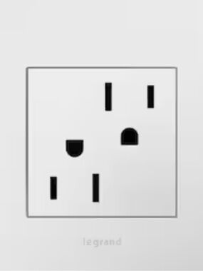 Legrand Adorne 15 Amp Tamper Resistant Outlet White New